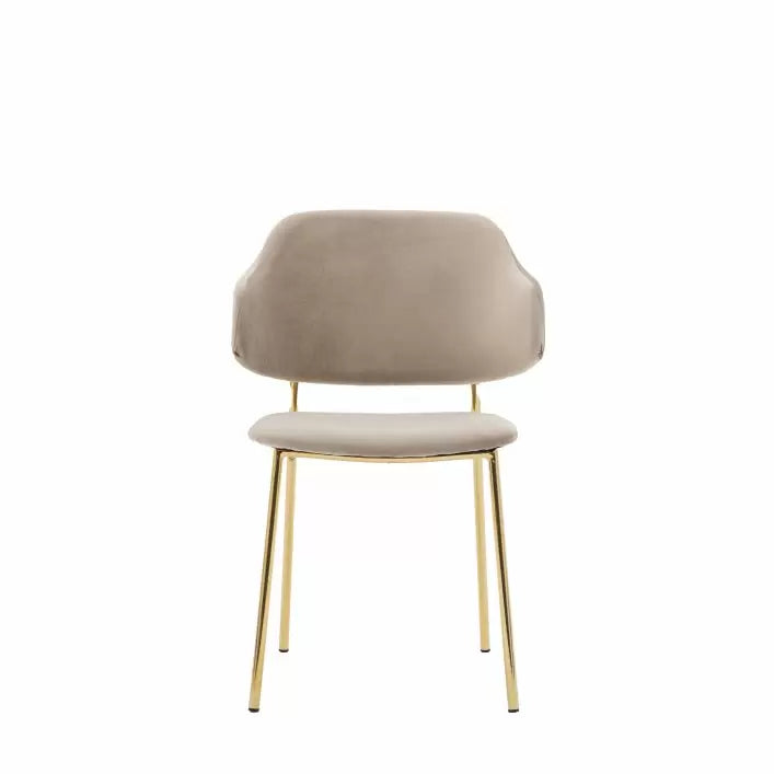 Ghedi Callano Dining Chair Taupe (2 Pack) — SantoLusso®