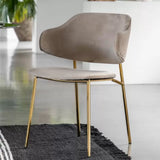 Ghedi Callano Dining Chair Taupe (2 Pack) — SantoLusso®