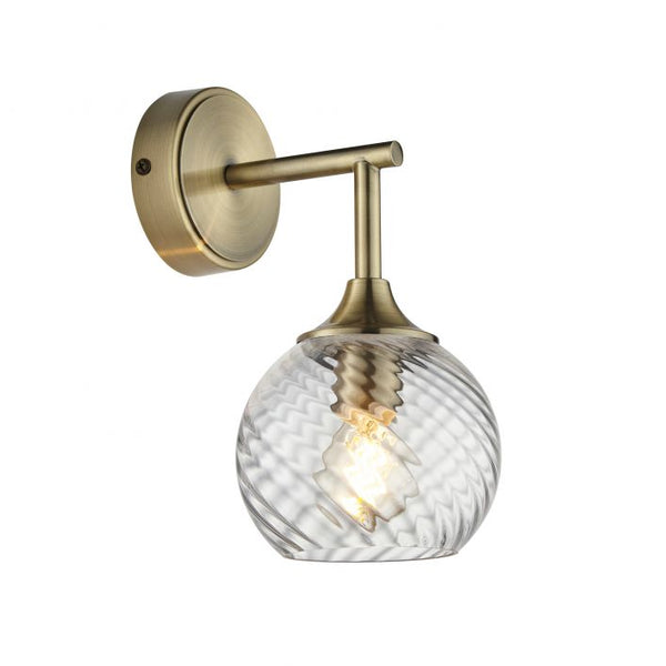 Ghedi Callie 1 Wall Light Antique Brass — SantoLusso®