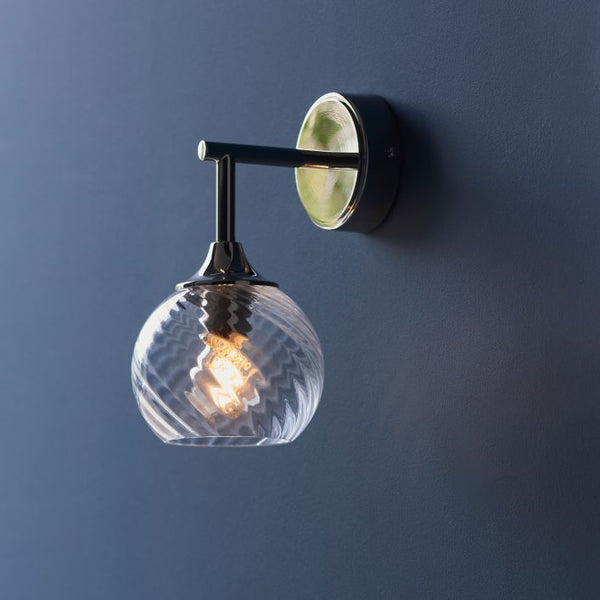 Ghedi Callie 1 Wall Light Bright Nickel — SantoLusso®