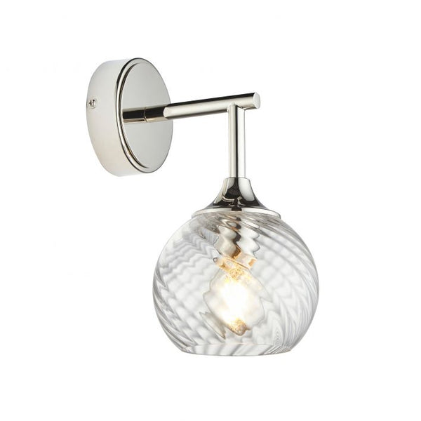 Ghedi Callie 1 Wall Light Bright Nickel — SantoLusso®