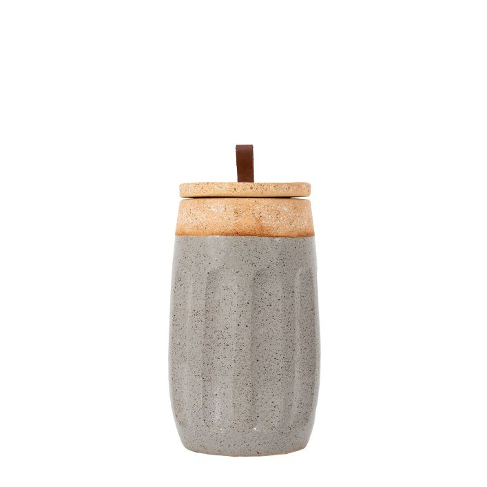 Ghedi Callow Jar Slate Natural — SantoLusso®