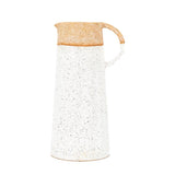 Ghedi Callow Pitcher Vase White Natural — SantoLusso®