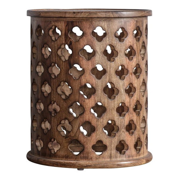 Ghedi Cameo Side Table Natural — SantoLusso®
