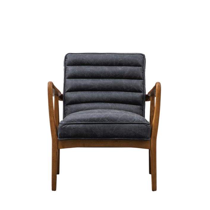 Ghedi Canello Armchair Antique Ebony — SantoLusso®