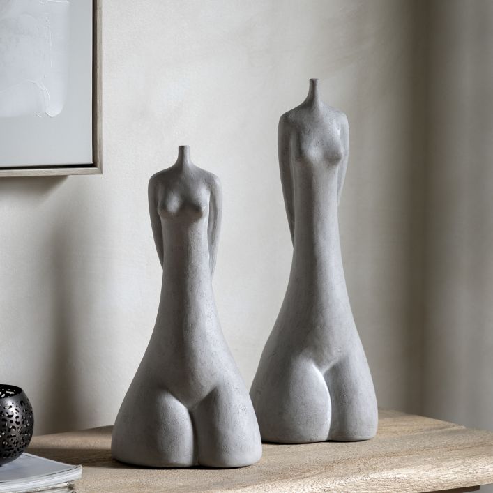 Ghedi Carla Sculpture Large Grey — SantoLusso®