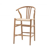 Ghedi Cassius Bar Stool Natural (2 Pack) — SantoLusso®