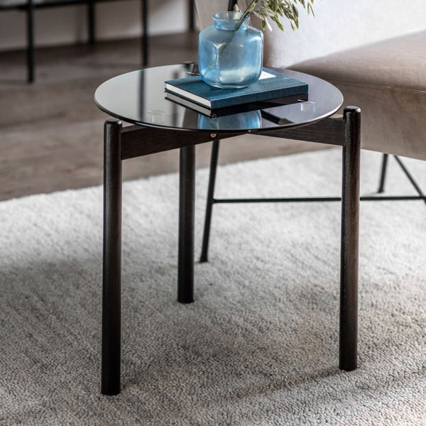 Ghedi Cato Side Table Black — SantoLusso®