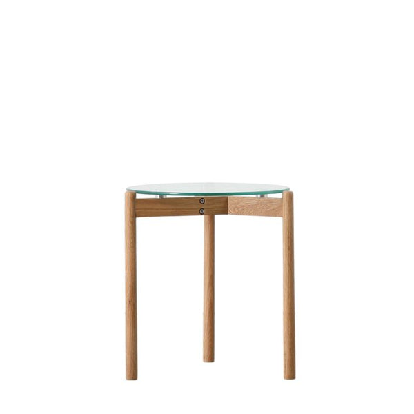 Ghedi Cato Side Table Oak — SantoLusso®