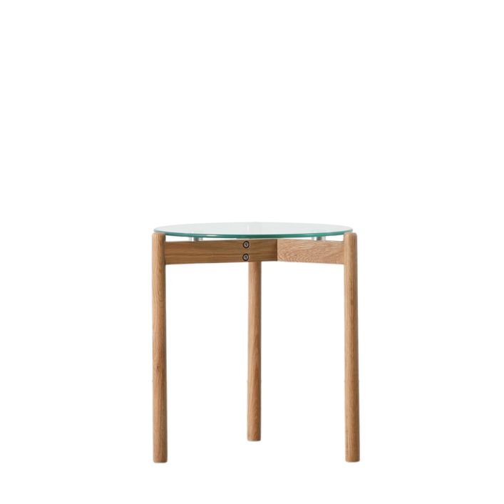 Ghedi Cato Side Table Oak — SantoLusso®