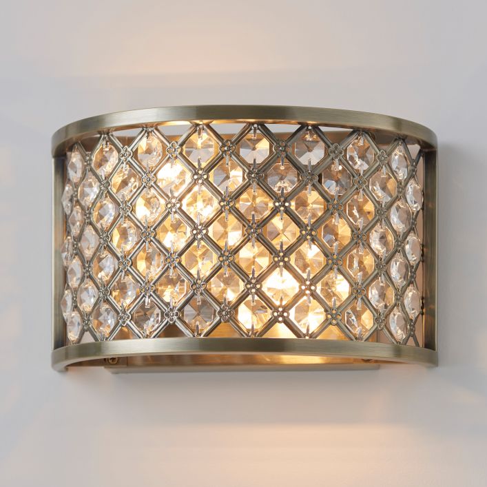 Ghedi Cephas Wall Light Antique Brass — SantoLusso®