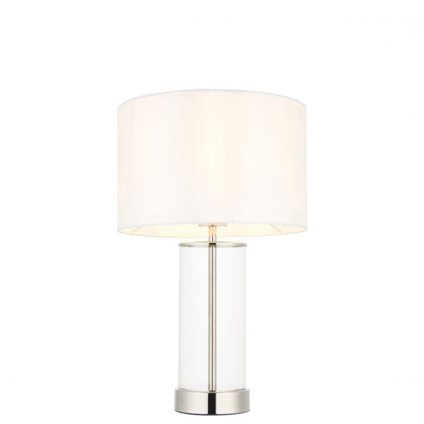 Ghedi Clarice Table Lamp Nickel — SantoLusso®