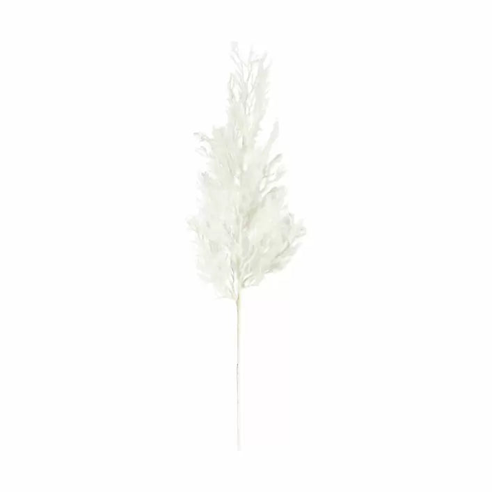 Ghedi Cypress Flocked White (3pk) — SantoLusso®
