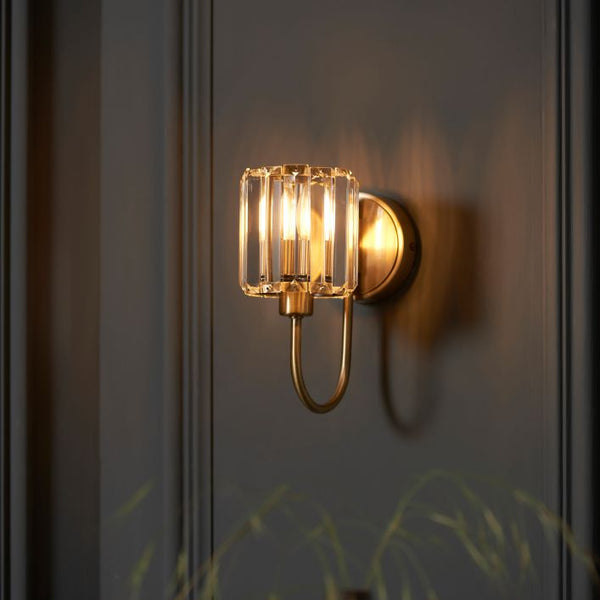 Ghedi Damari 1 Wall Light Antique Brass — SantoLusso®