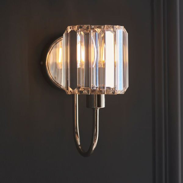 Ghedi Damari 1 Wall Light Bright Nickel — SantoLusso®