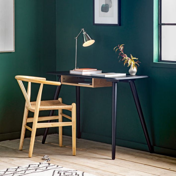Ghedi Davilla Desk with Shelf — SantoLusso®