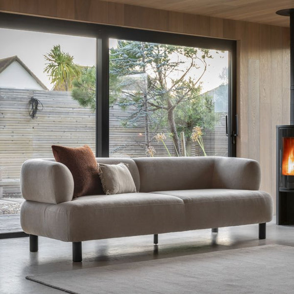 Ghedi Dayton 3 Seater Sofa Cream — SantoLusso®