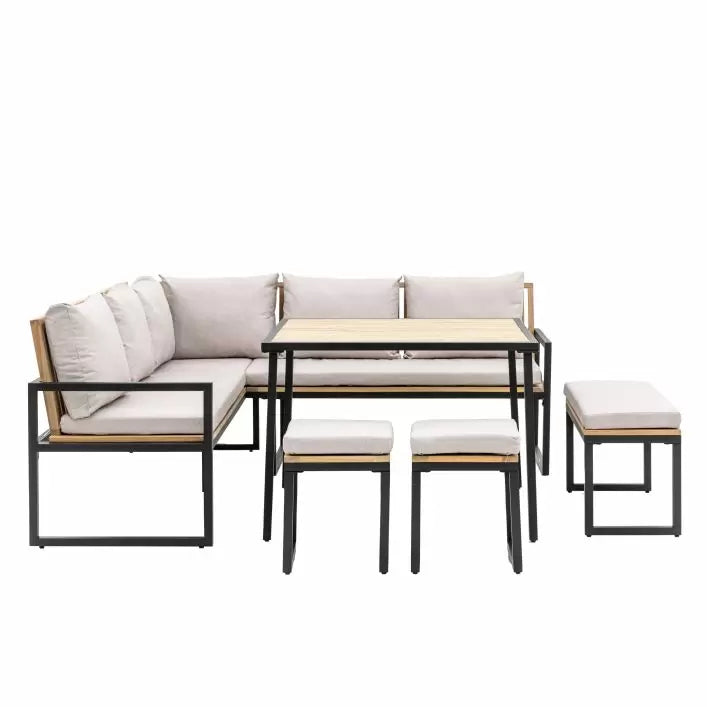 Ghedi Delti Corner Dining Set — SantoLusso®