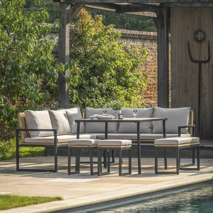 Ghedi Delti Corner Dining Set — SantoLusso®