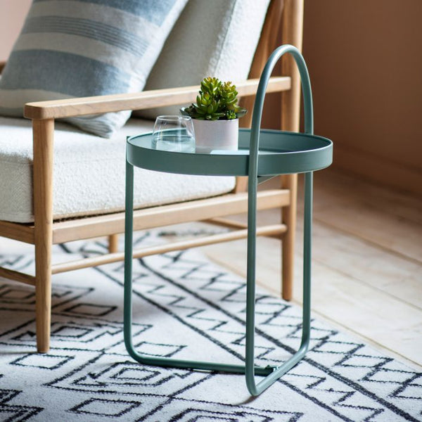 Ghedi Digna Side Table Teal — SantoLusso®