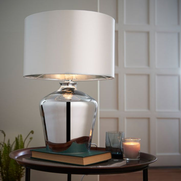 Ghedi Elizabetta Table Lamp Chrome — SantoLusso®