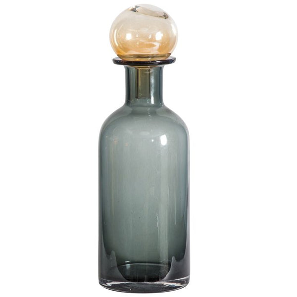 Ghedi Elma Bottle With Stopper Grey Brown Large — SantoLusso®