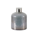 Ghedi Erica Vase Etched Grey Lustre Small — SantoLusso®