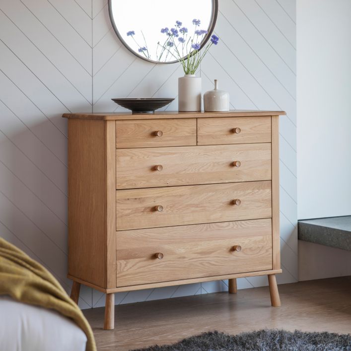 Ghedi Esla 5 Drawer Chest — SantoLusso®