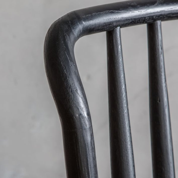 Ghedi Esla Dining Chair Black (2 Pack) — SantoLusso®
