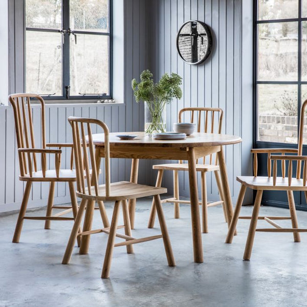 Ghedi Esla Round Extending Table — SantoLusso®