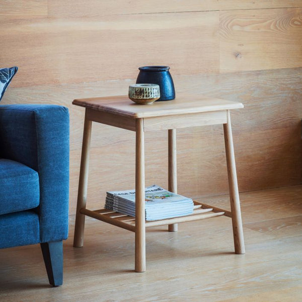 Ghedi Esla Side Table Oak — SantoLusso®