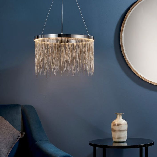 Ghedi Eustachio Pendant Light Chrome — SantoLusso®