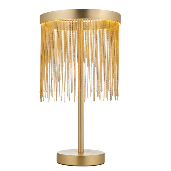 Ghedi Eustachio Table Lamp Satin Brass — SantoLusso®