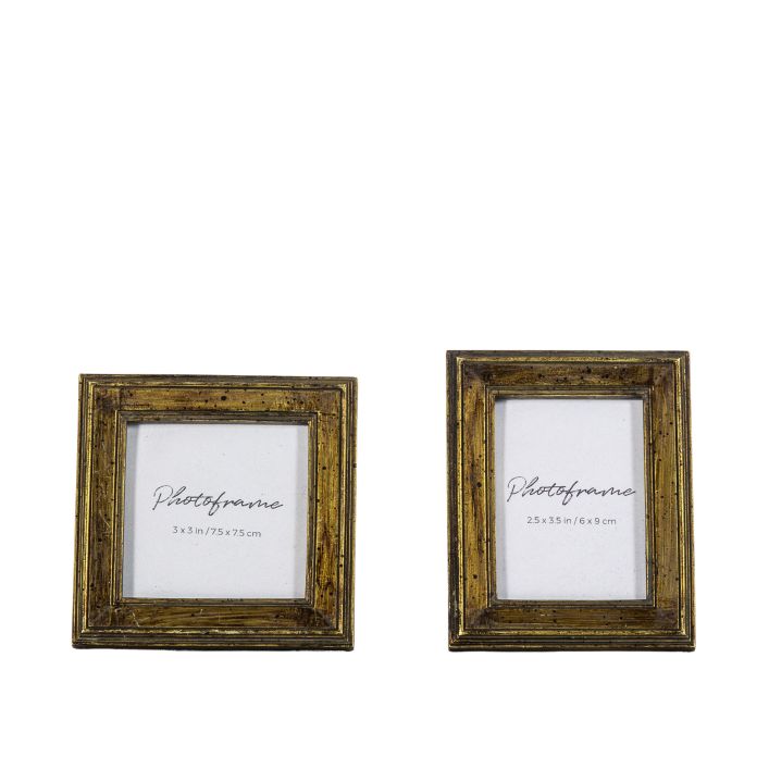Ghedi Exbury Photo Frame Mini Bronze Set of 2 — SantoLusso®
