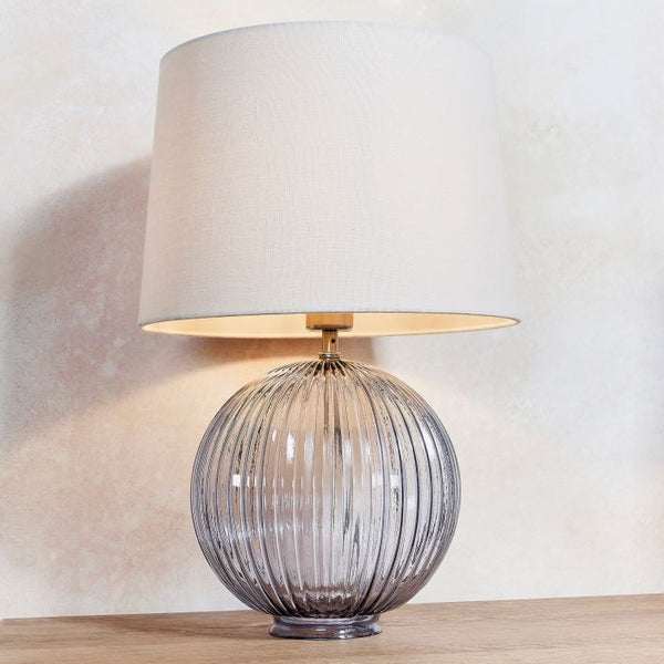 Ghedi Fabia Table Lamp Smokey Grey — SantoLusso®