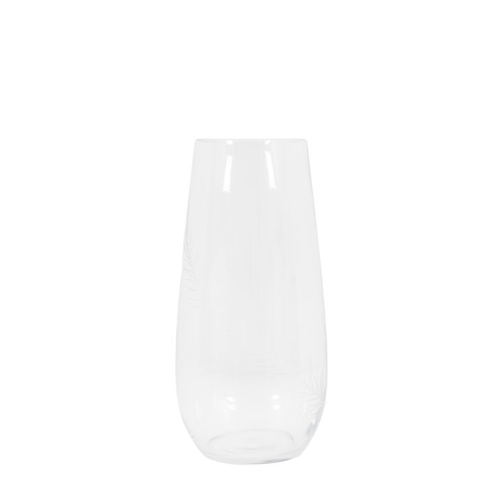 Ghedi Feather Vase Large Clear — SantoLusso®