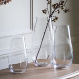 Ghedi Feather Vase Large Clear — SantoLusso®