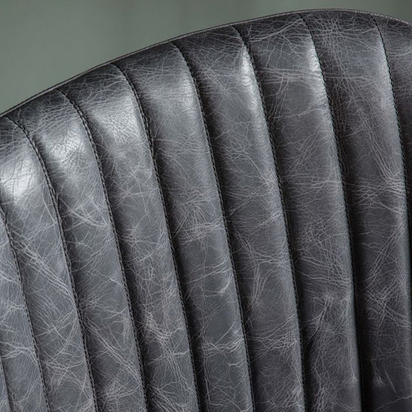 Ghedi Fiaggo Swivel Chair Antique Ebony — SantoLusso®
