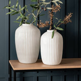 Ghedi Fjord Vase Medium White — SantoLusso®
