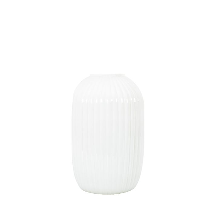 Ghedi Fjord Vase Medium White — SantoLusso®