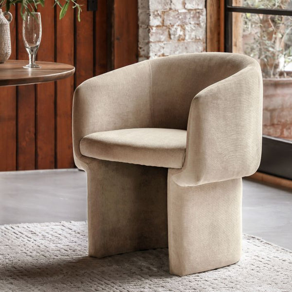Ghedi Genzi Dining Chair Cream — SantoLusso®