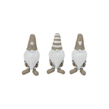 Ghedi Gerald Gonk Pothanger Beige Set of 3 — SantoLusso®