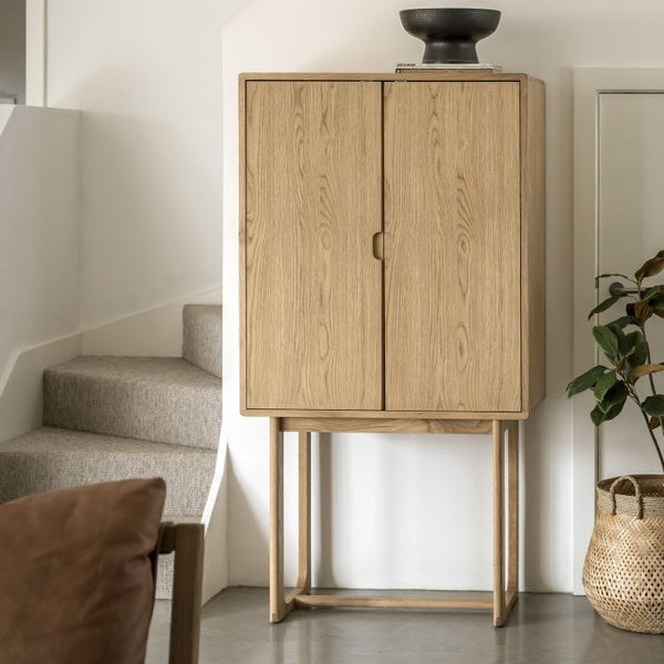 Ghedi Gianno Cocktail Cabinet Natural — SantoLusso®