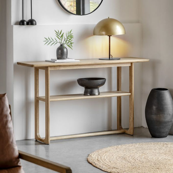 Ghedi Gianno Console Table Natural — SantoLusso®