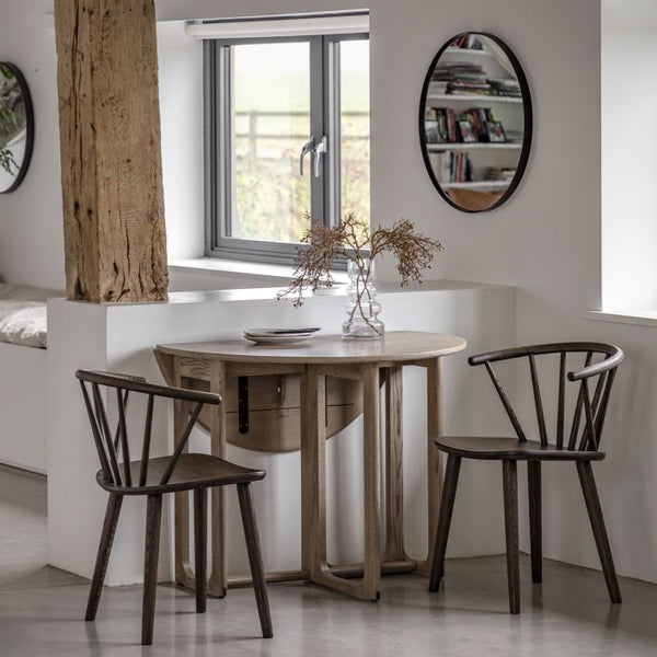 Ghedi Gianno Folding Dining Table Smoked — SantoLusso®