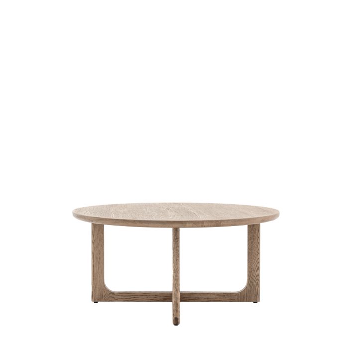 Ghedi Gianno Round Coffee Table Smoked — SantoLusso®