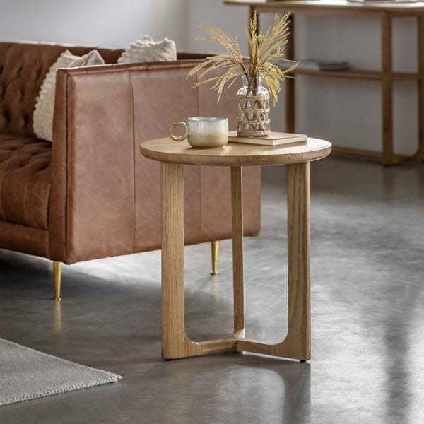 Ghedi Gianno Side Table Natural — SantoLusso®