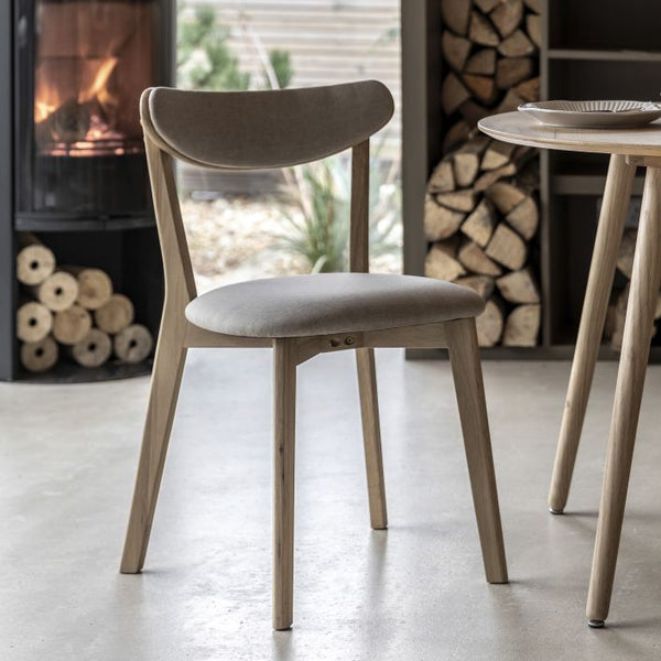 Ghedi Girola Dining Chair Natural 2 Pack — SantoLusso®