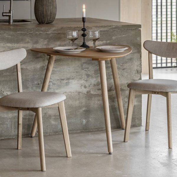Ghedi Girola Dining Table Small Natural — SantoLusso®