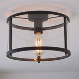 Ghedi Graziana 1 Ceiling Light Black — SantoLusso®